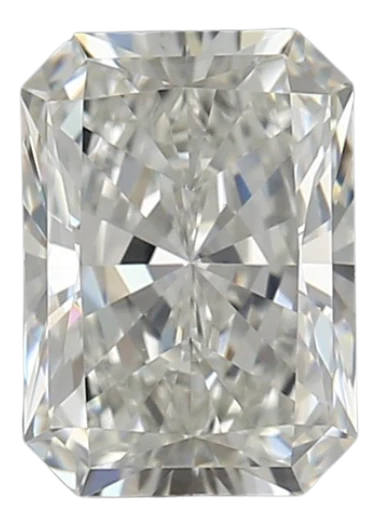 0.95 Carat H VVS2 Radiant Lab Diamond