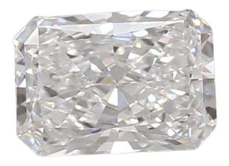 0.96 Carat D VVS2 Radiant Lab Diamond