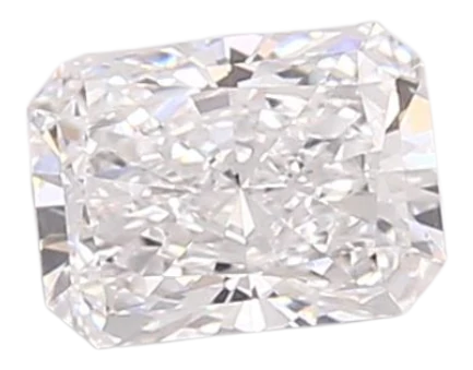 0.96 Carat D VVS2 Radiant Lab Diamond