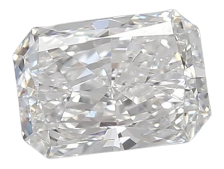 0.96 Carat D VVS2 Radiant Lab Diamond