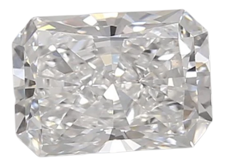 0.96 Carat D VVS2 Radiant Lab Diamond