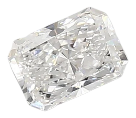 0.96 Carat D VVS2 Radiant Lab Diamond