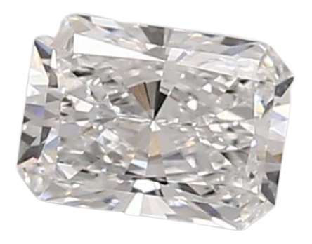 0.96 Carat D VVS2 Radiant Lab Diamond