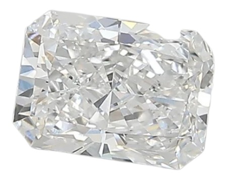 0.96 Carat D VVS2 Radiant Lab Diamond