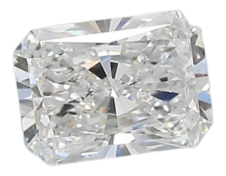 0.96 Carat D VVS2 Radiant Lab Diamond