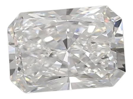 0.96 Carat D VVS2 Radiant Lab Diamond