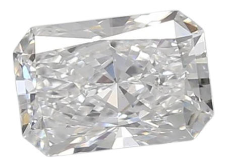 0.96 Carat D VVS2 Radiant Lab Diamond