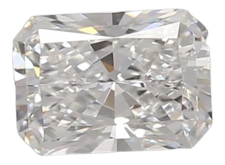 0.96 Carat E VVS2 Radiant Lab Diamond