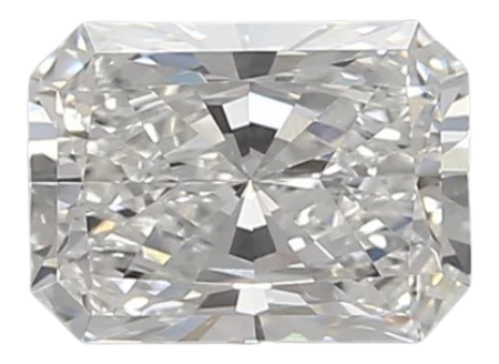 0.97 Carat D VVS2 Radiant Lab Diamond
