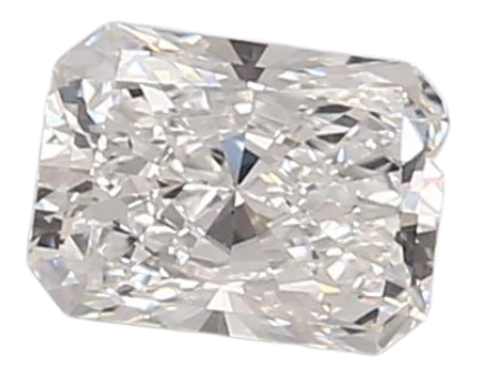0.97 Carat D VVS2 Radiant Lab Diamond