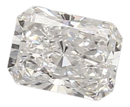 0.98 Carat D VVS2 Radiant Lab Diamond