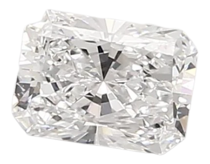 0.98 Carat D VVS2 Radiant Lab Diamond