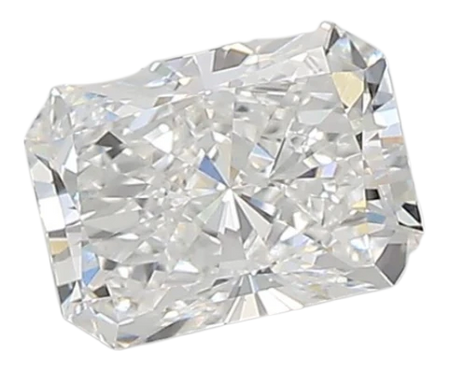 0.99 Carat D VVS2 Radiant Lab Diamond