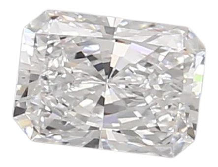 0.99 Carat D VVS2 Radiant Lab Diamond