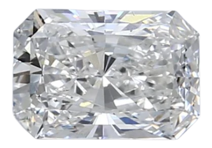 1.0 Carat F VS2 Radiant Lab Diamond