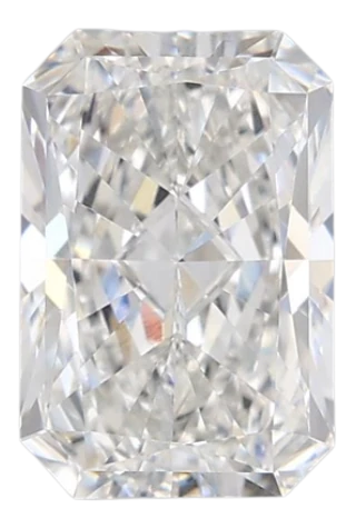 1.0 Carat F VVS2 Radiant Lab Diamond