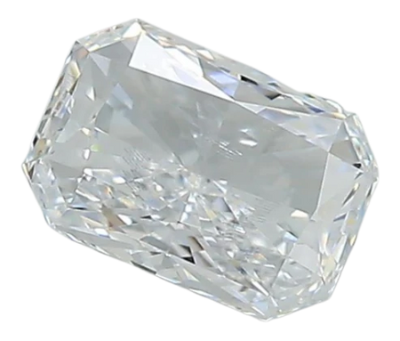 1.01 Carat D SI2 Radiant Lab Diamond