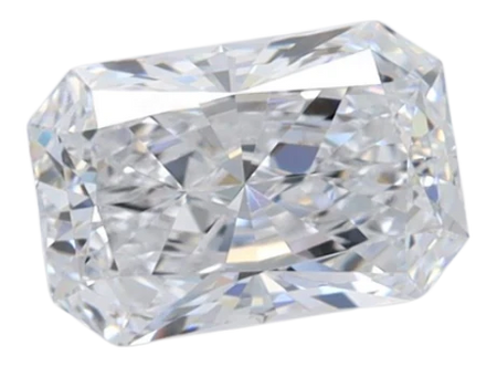 1.01 Carat D VVS2 Radiant Lab Diamond