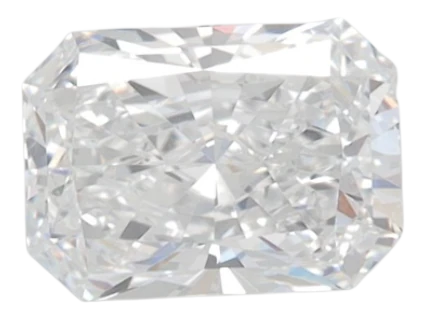 1.01 Carat D VVS2 Radiant Lab Diamond