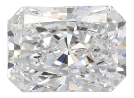 1.02 Carat D SI1 Radiant Lab Diamond