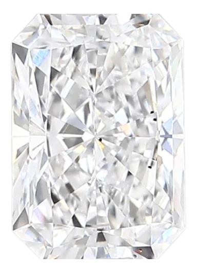 1.02 Carat D SI1 Radiant Lab Diamond