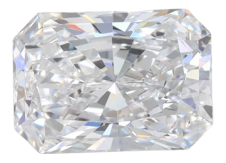 1.02 Carat D VVS2 Radiant Lab Diamond