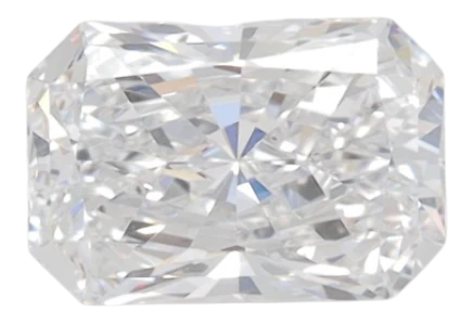 1.02 Carat D VVS2 Radiant Lab Diamond