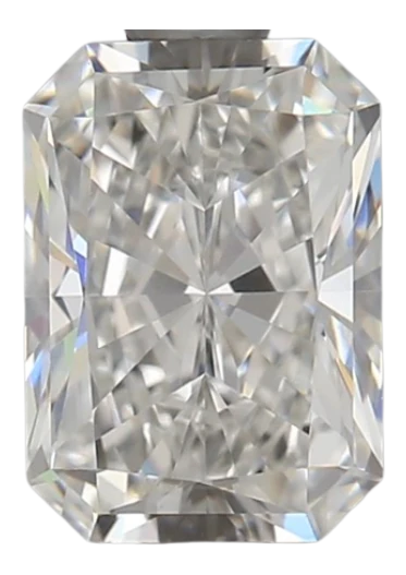 1.02 Carat F VVS2 Radiant Lab Diamond