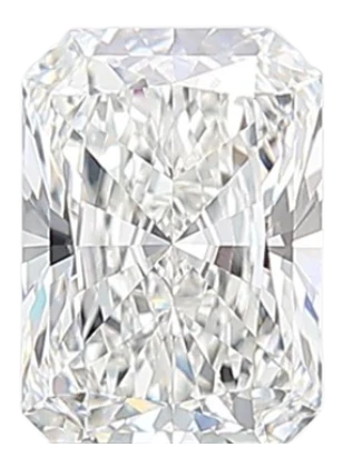 1.02 Carat F VVS2 Radiant Lab Diamond
