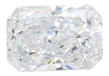 1.03 Carat D VVS2 Radiant Lab Diamond