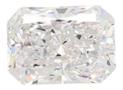 1.03 Carat D VVS2 Radiant Lab Diamond