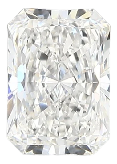 1.03 Carat F VVS2 Radiant Lab Diamond