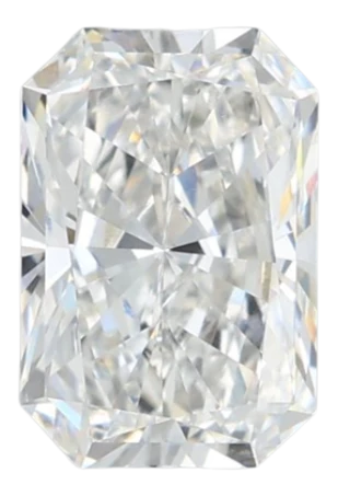 1.03 Carat F VVS2 Radiant Lab Diamond