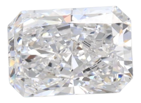 1.04 Carat D VVS2 Radiant Lab Diamond