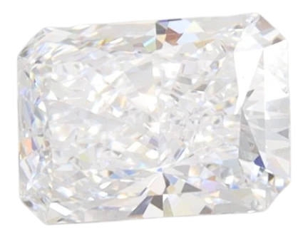 1.04 Carat D VVS2 Radiant Lab Diamond
