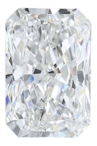 1.05 Carat F VVS2 Radiant Lab Diamond