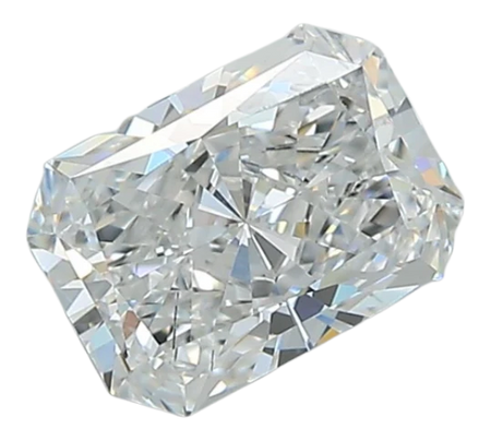 1.06 Carat D SI1 Radiant Lab Diamond