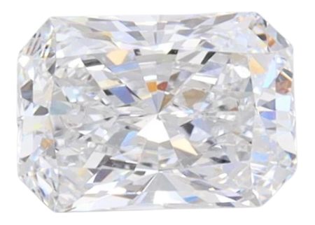 1.06 Carat D VVS2 Radiant Lab Diamond