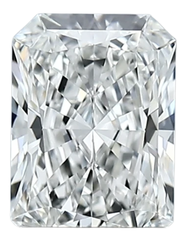 1.28 Carat E VVS2 Radiant Lab Diamond