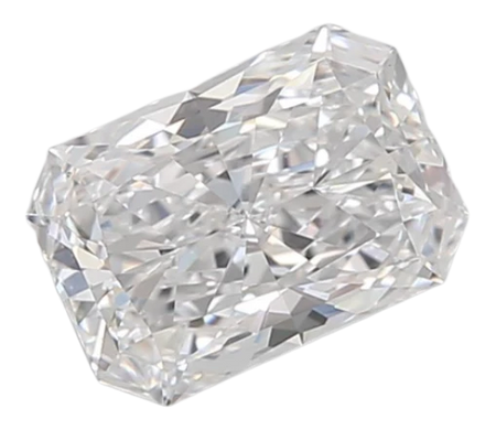 1.56 Carat D VVS2 Radiant Lab Diamond