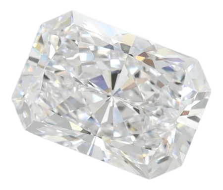 2.0 Carat D VVS1 Radiant Lab Diamond