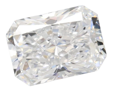 2.01 Carat D VVS1 Radiant Lab Diamond