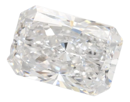 2.01 Carat D VVS1 Radiant Lab Diamond