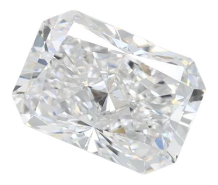2.01 Carat D VVS1 Radiant Lab Diamond