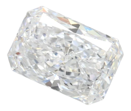 2.01 Carat D VVS1 Radiant Lab Diamond