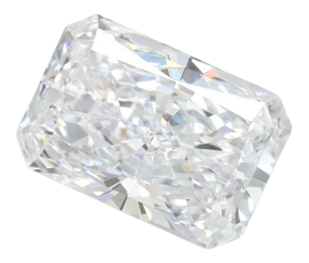 2.02 Carat D VVS1 Radiant Lab Diamond