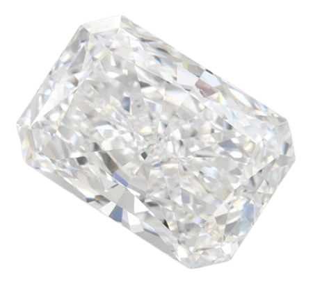 2.02 Carat D VVS1 Radiant Lab Diamond
