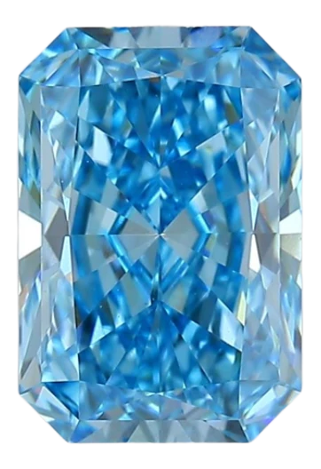 2.02 Carat Blue VVS2 Radiant Lab Diamond