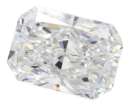 2.04 Carat D VVS1 Radiant Lab Diamond