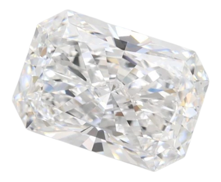 2.04 Carat D VVS1 Radiant Lab Diamond